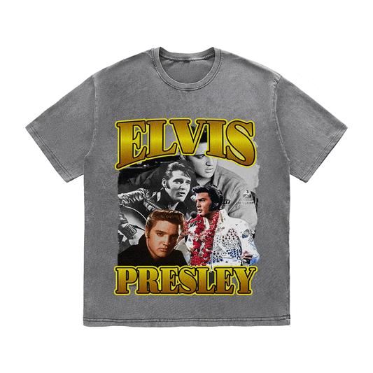 ELVIS HEAVY WEIGHT COTTON TEE-9124