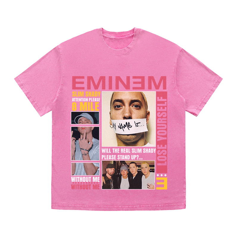 RDMCLOTHINGART tapestry hoodie EMINEM HEAVY WEIGHT COTTON TEE-8996
