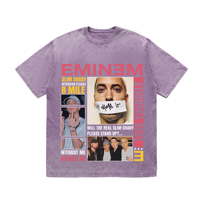 RDMCLOTHINGART tapestry hoodie EMINEM HEAVY WEIGHT COTTON TEE-8996