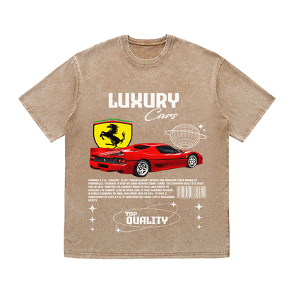 FERRARI HEAVY WEIGHT COTTON TEE-9094