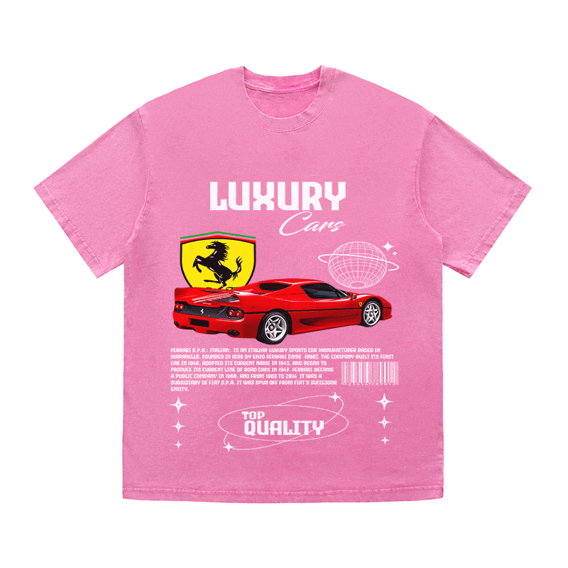 FERRARI HEAVY WEIGHT COTTON TEE-9094