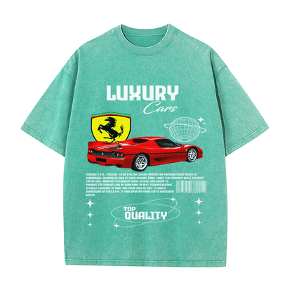 FERRARI HEAVY WEIGHT COTTON TEE-9094