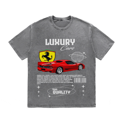 FERRARI HEAVY WEIGHT COTTON TEE-9094