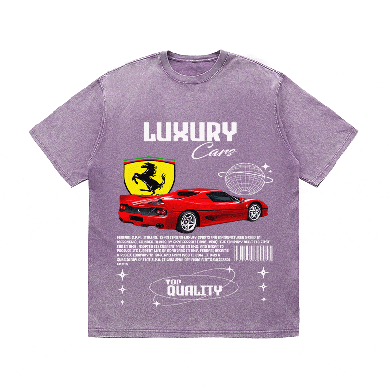 FERRARI HEAVY WEIGHT COTTON TEE-9094