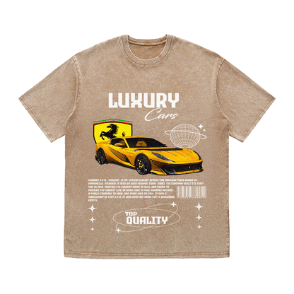 FERRARI HEAVY WEIGHT COTTON TEE-9095