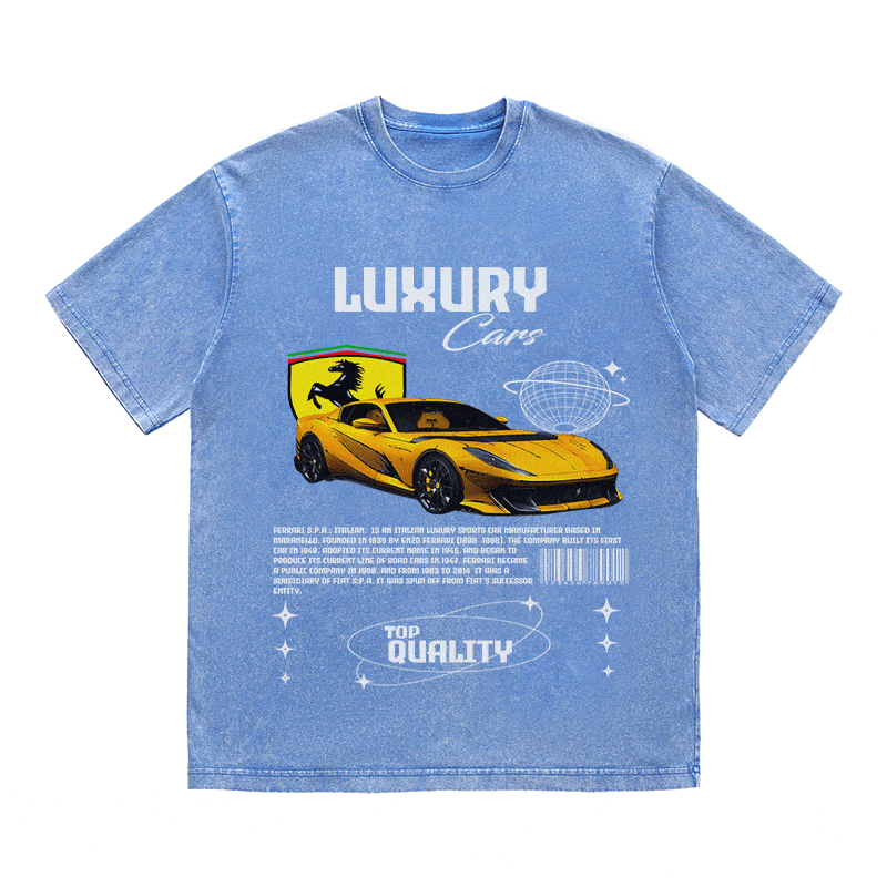 FERRARI HEAVY WEIGHT COTTON TEE-9095