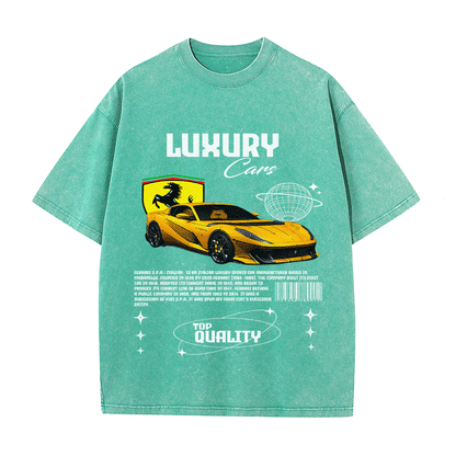 FERRARI HEAVY WEIGHT COTTON TEE-9095