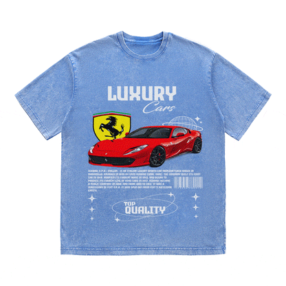 FERRARI HEAVY WEIGHT COTTON TEE-9096