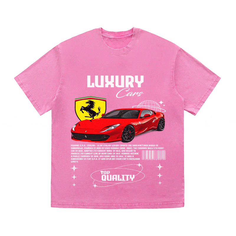 FERRARI HEAVY WEIGHT COTTON TEE-9096