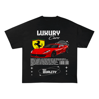 FERRARI HEAVY WEIGHT COTTON TEE-9096