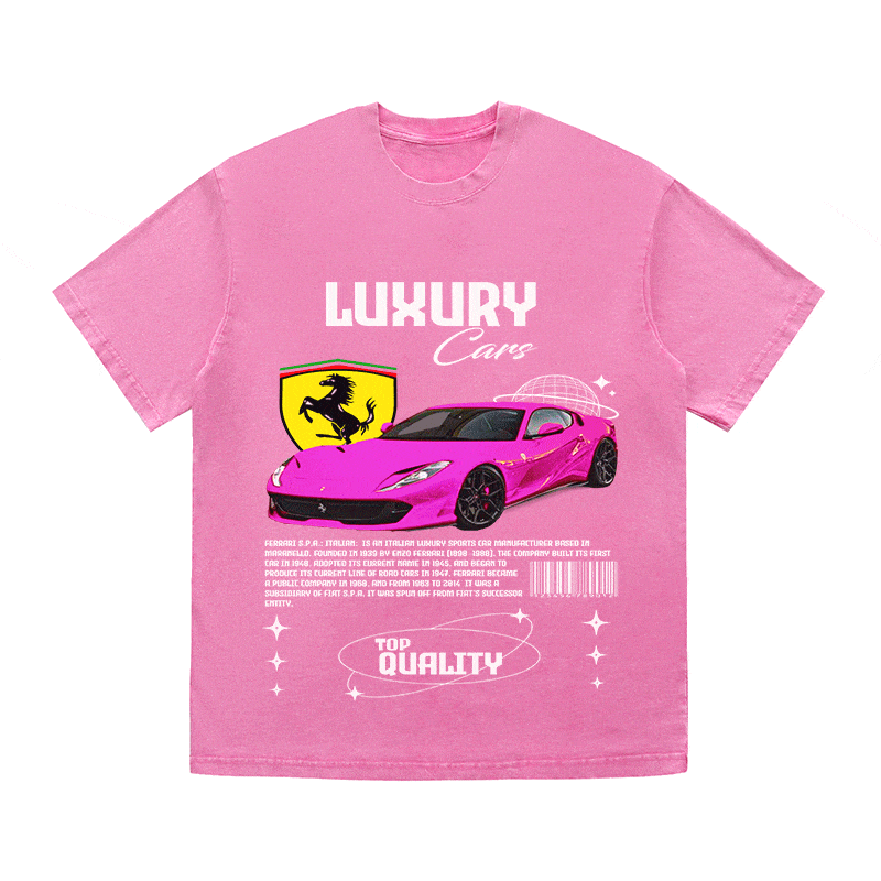 FERRARI HEAVY WEIGHT COTTON TEE-9097