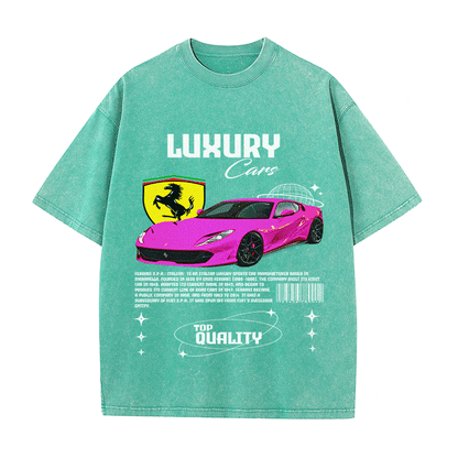 FERRARI HEAVY WEIGHT COTTON TEE-9097