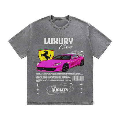 FERRARI HEAVY WEIGHT COTTON TEE-9097