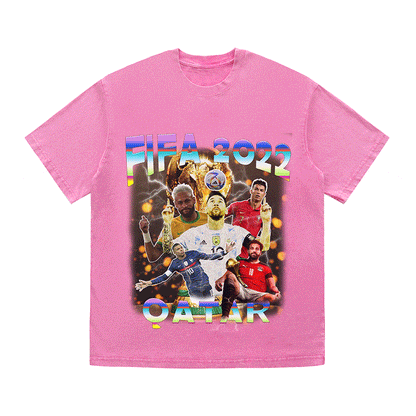FIFA 2022 HEAVY WEIGHT COTTON TEE-9156