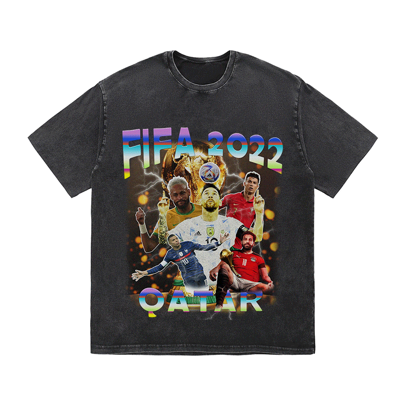 FIFA 2022 HEAVY WEIGHT COTTON TEE-9156