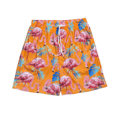 FLAMINGO MESH SHORTS-8746