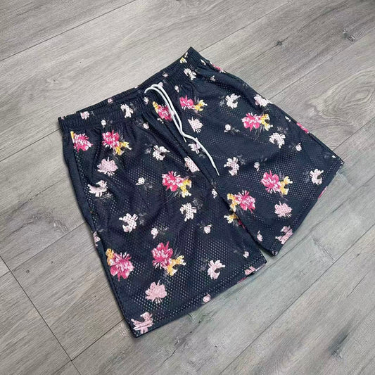 FLORAL MESH SHORTS-8785
