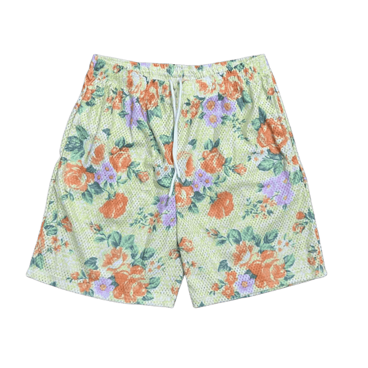 FLORAL V2 MESH SHORTS-8784