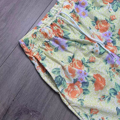 FLORAL V2 MESH SHORTS-8784