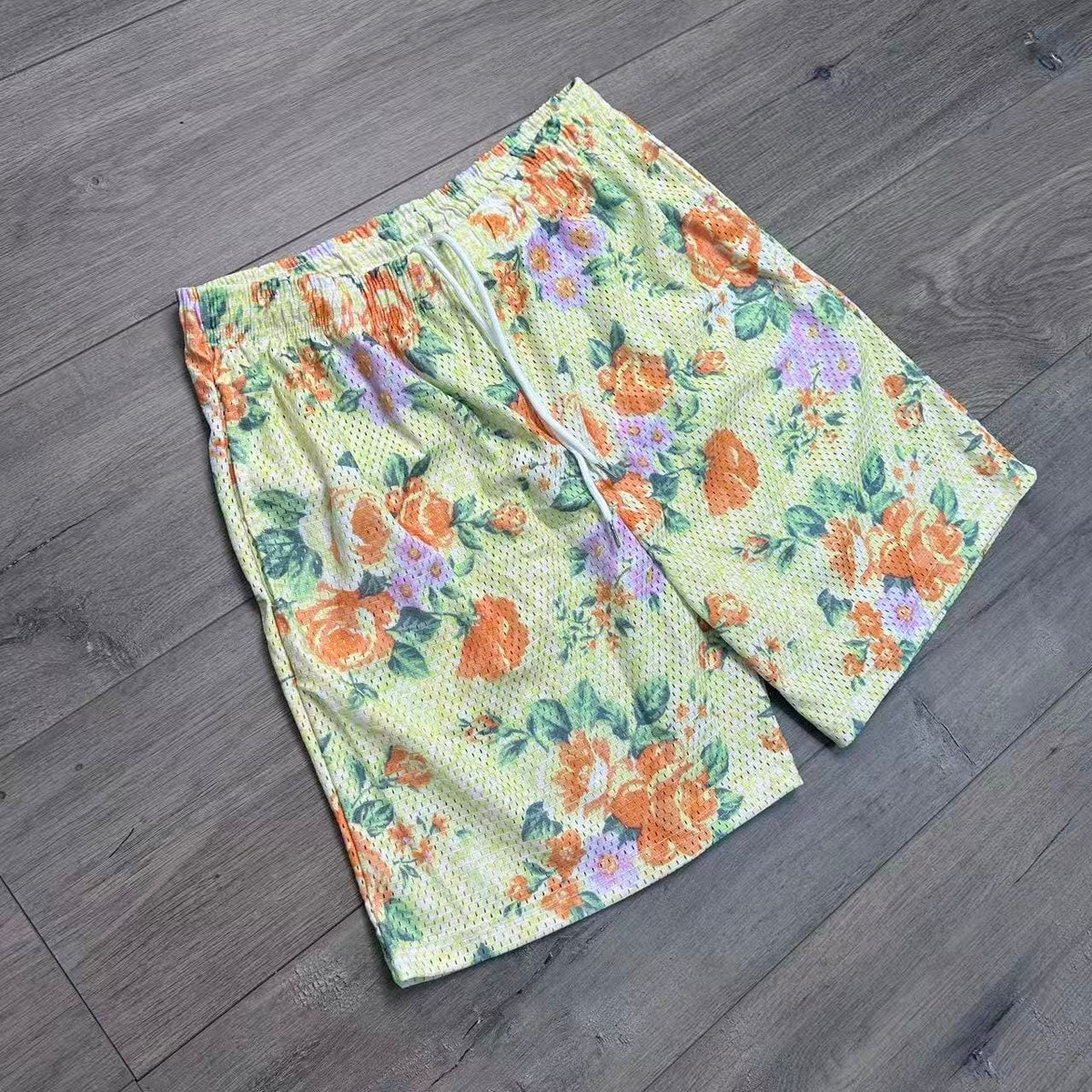 FLORAL V2 MESH SHORTS-8784
