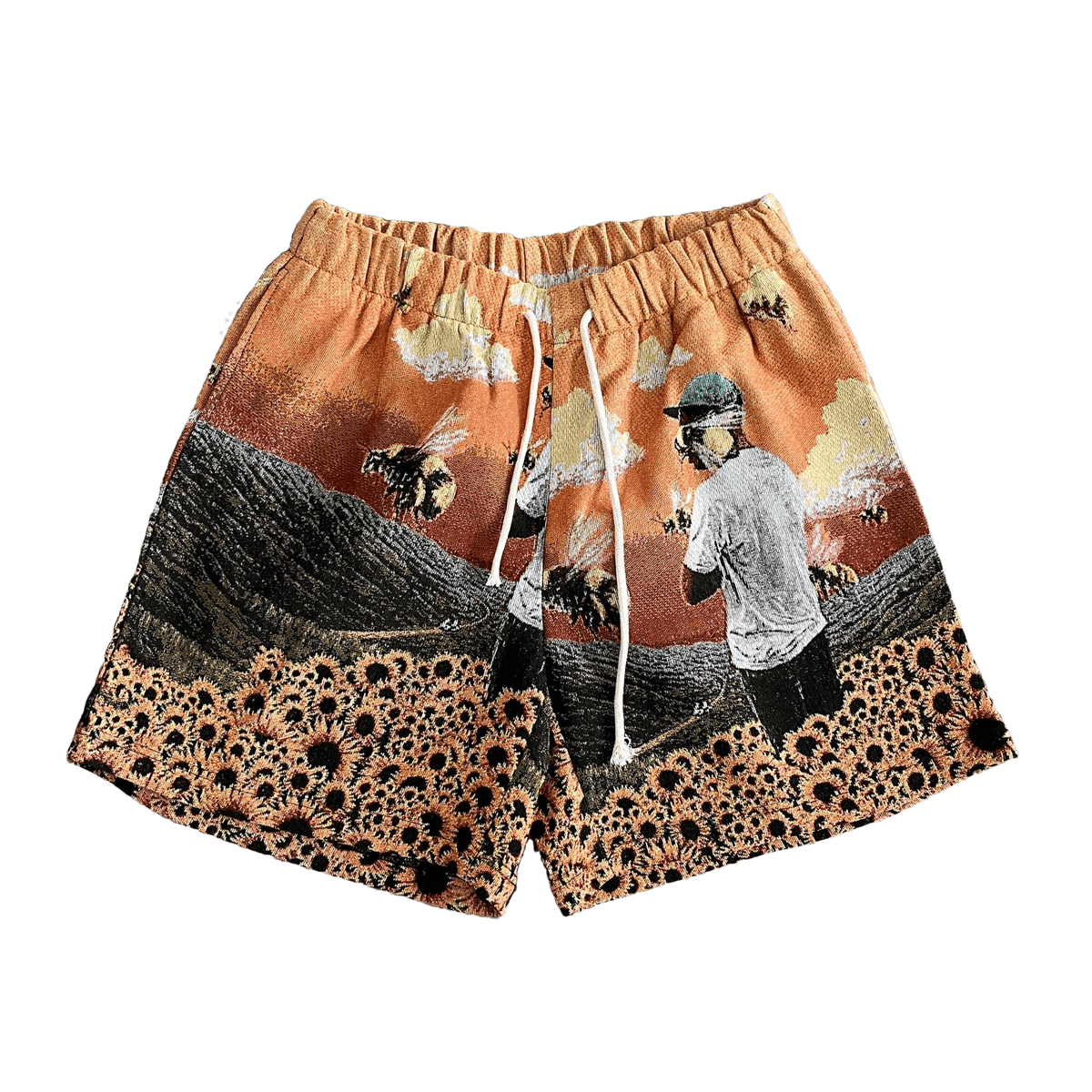 FLOWER BOY TAPESTRY SHORTS
