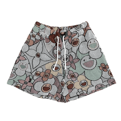 FLOWER TAPESTRY SHORT