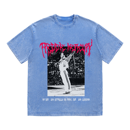 RDMCLOTHINGART tapestry hoodie FREDDIE MERCURY HEAVY WEIGHT COTTON TEE-8902