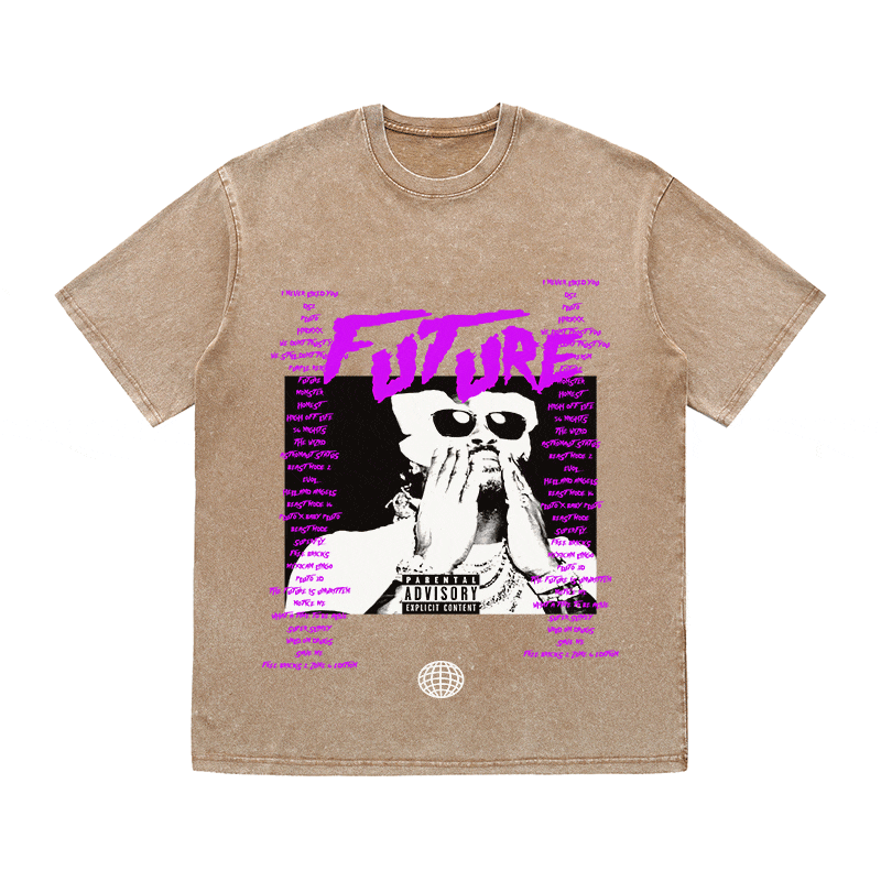RDMCLOTHINGART tapestry hoodie FUTURE HEAVY WEIGHT COTTON TEE-8931