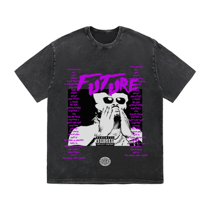 RDMCLOTHINGART tapestry hoodie FUTURE HEAVY WEIGHT COTTON TEE-8931