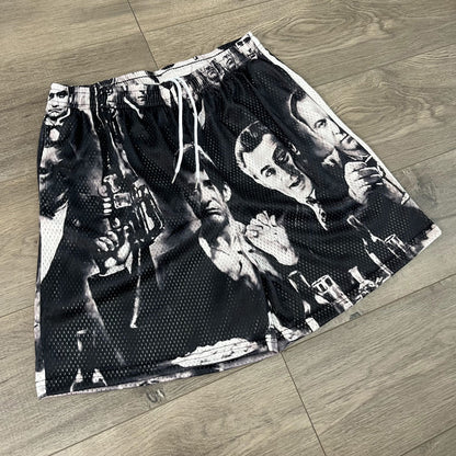 GANGSTERS MESH SHORTS-8681