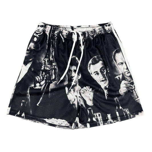 GANGSTERS MESH SHORTS-8681