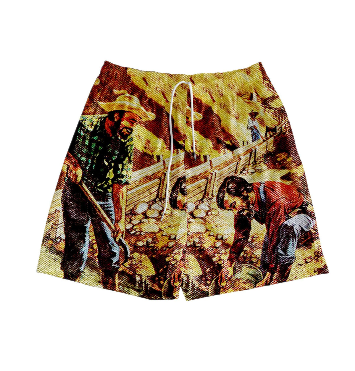 GOLDEN LIFE TAPESTRY SHORTS