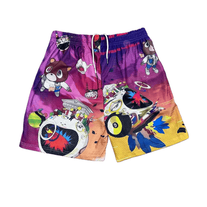 GRADUATION MESH SHORTS-8748