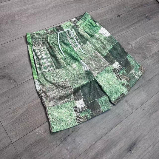 GREEN BORO MESH SHORTS-8788