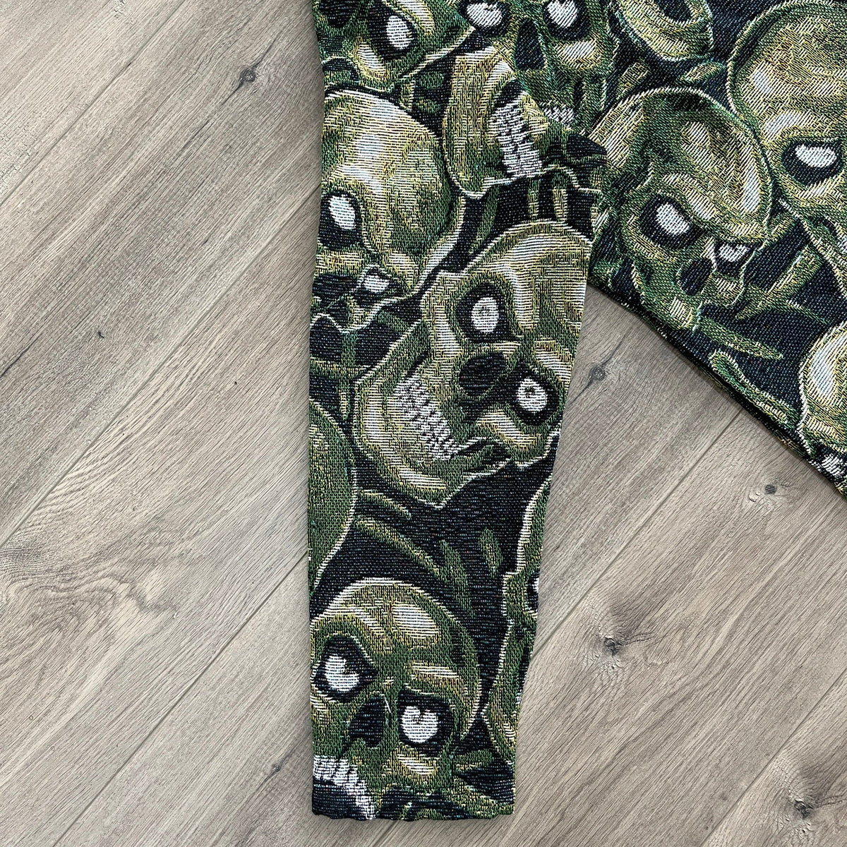 GREEN SKULL Tapestry JACKET