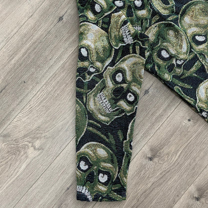 GREEN SKULL Tapestry JACKET