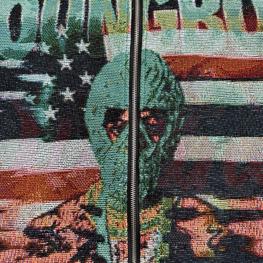 GREEN YOUNGBOY TAPESTRY TEE