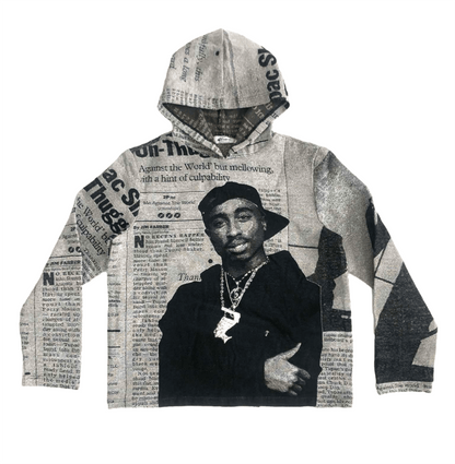 GREY 2PAC TAPESTRY