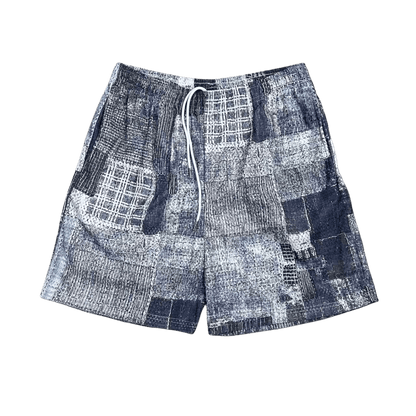 GREY BORO MESH SHORTS-8789