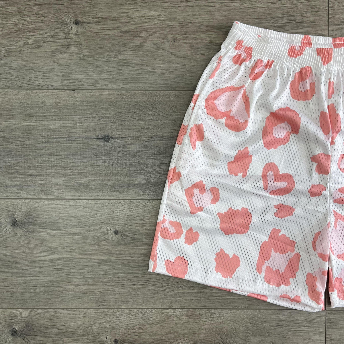 HEART MESH SHORTS-8618