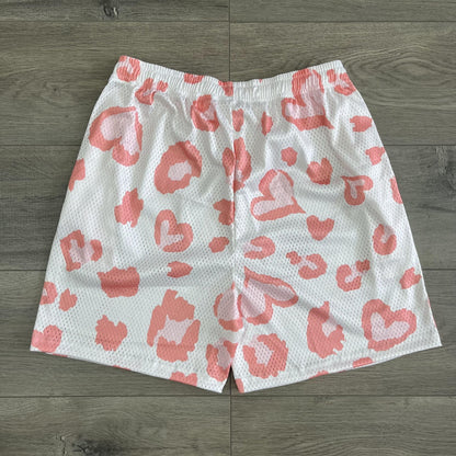 HEART MESH SHORTS-8618