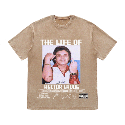 RDMCLOTHINGART tapestry hoodie HECTOR LAVOE HEAVY WEIGHT COTTON TEE-8820
