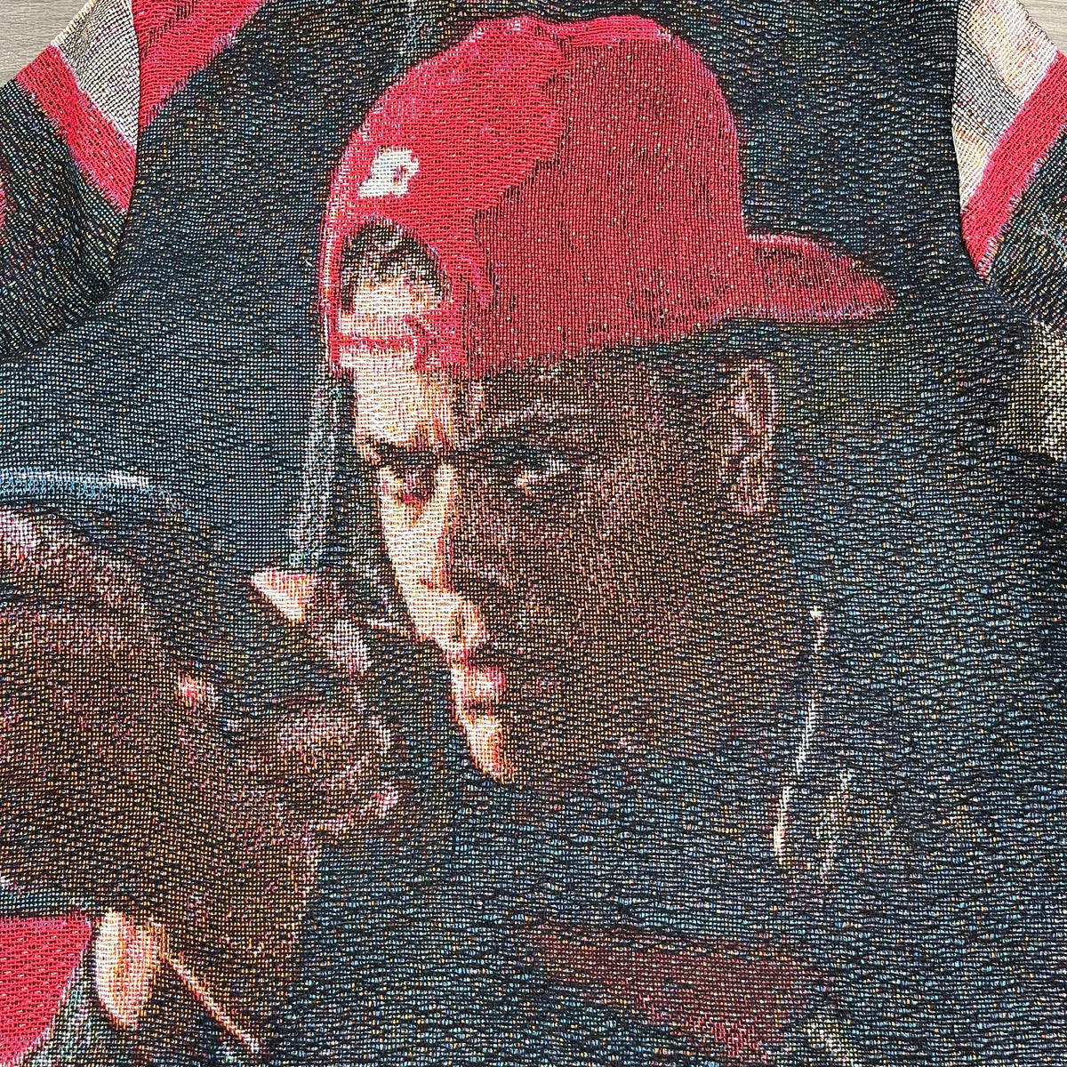 IS U GON SLIDE TAPESTRY TEE