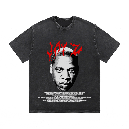 RDMCLOTHINGART tapestry hoodie JAY Z HEAVY WEIGHT COTTON TEE-8934