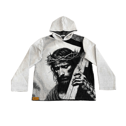 JESUS V3 TAPESTRY HOODIE