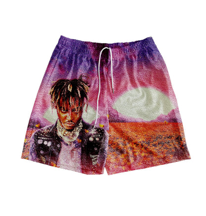 JUICE WRLD TAPESTRY SHORTS