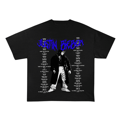 RDMCLOTHINGART tapestry hoodie JUSTIN BIEBER HEAVY WEIGHT COTTON TEE-8910
