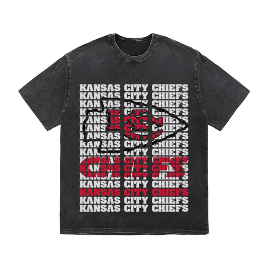 KANSAS CITY CHIEFS2 HEAVY WEIGHT COTTON TEE-9187