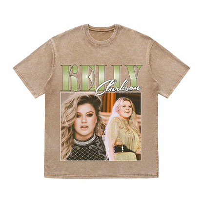 RDMCLOTHINGART tapestry hoodie KELLY HEAVY WEIGHT COTTON TEE-8864
