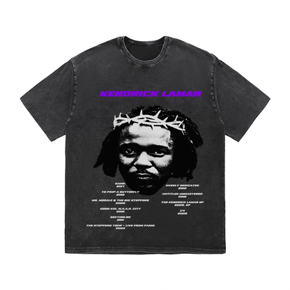 KENDRICK LAMAR HEAVY WEIGHT COTTON TEE-8882